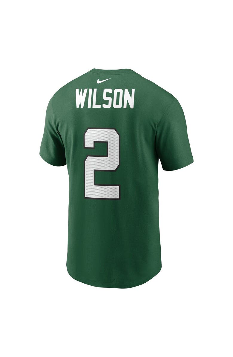 Nike Men's Nike Zach Wilson Green New York Jets Player Name & Number T-Shirt, Alternate, color, 