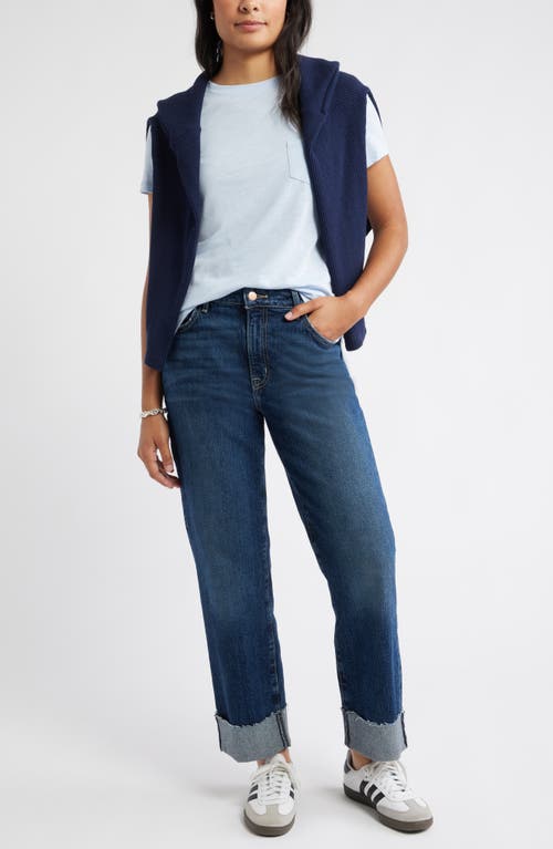 Caslonr Caslon(r) Cotton & Modal T-shirt In Blue