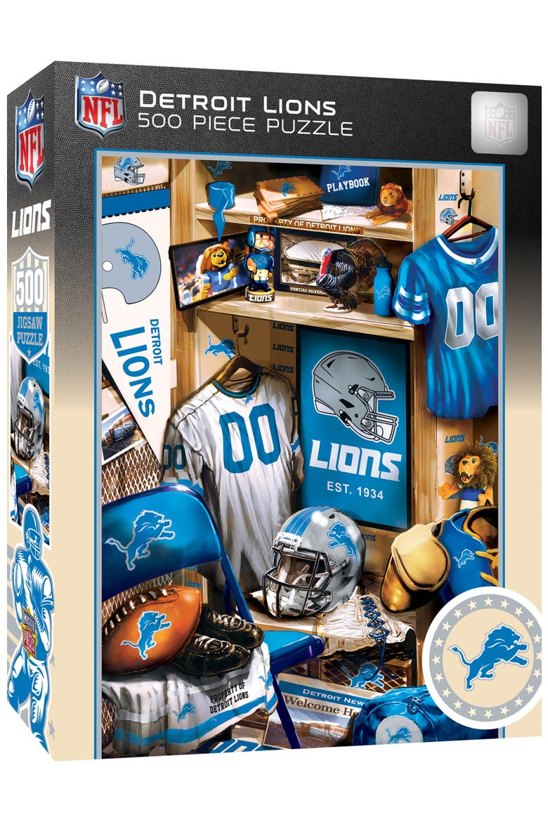 Detroit Lions Locker Room 500pc Puzzle, Main, color, Multicolor