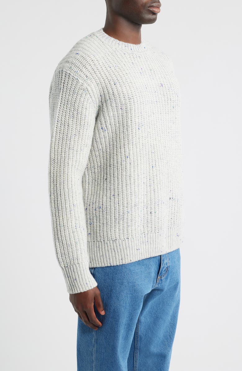 Wax London Wilde Chunky Wool Blend Rib Sweater, Alternate, color, Multi Grey