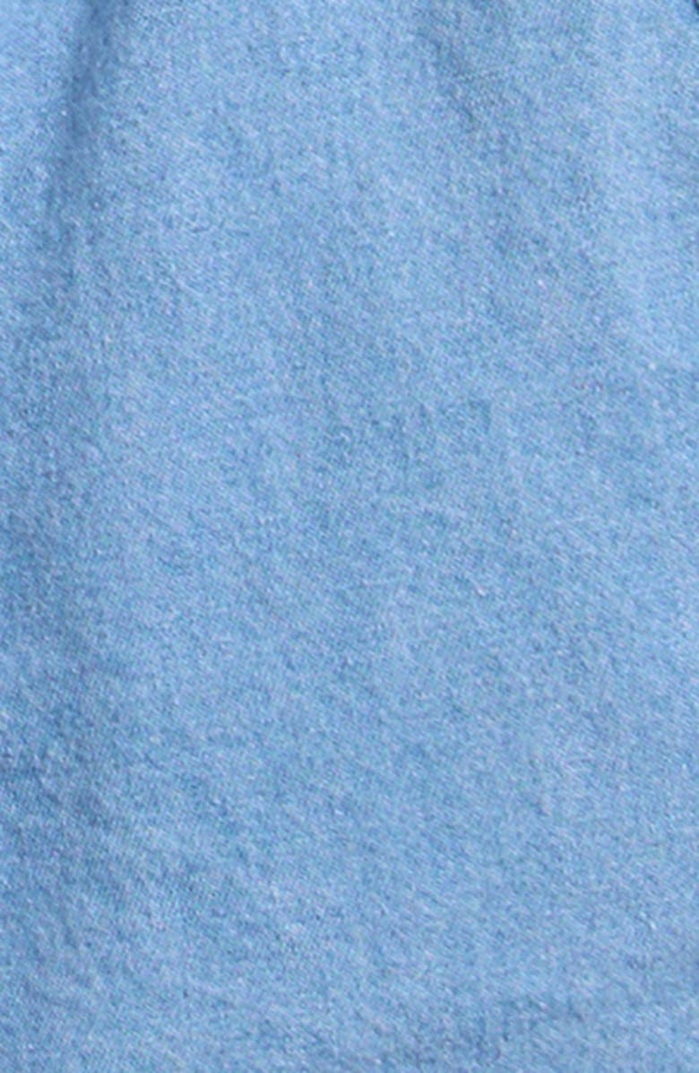 MILES THE LABEL Scalloped Chambray Tank & Shorts Set, Alternate, color, Light Blue Denim