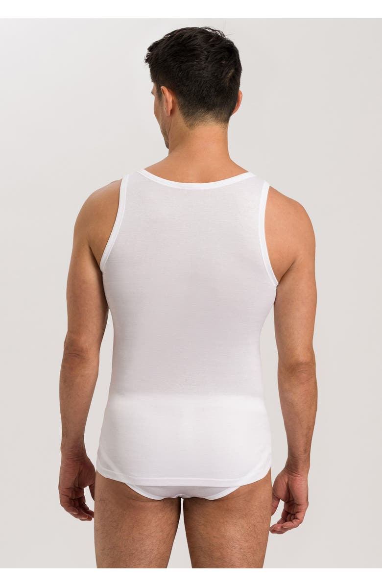 Hanro Cotton Pure Tank Top, Alternate, color, White