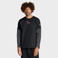 Nike Men's Nike Black Arizona Cardinals Sideline Coach Therma-FIT Long Sleeve T-Shirt