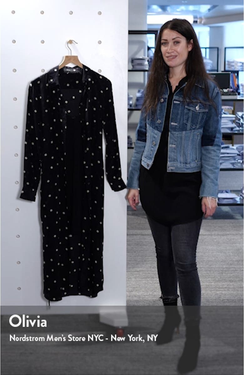 Belted Silk Shirtdress, sales video thumbnail