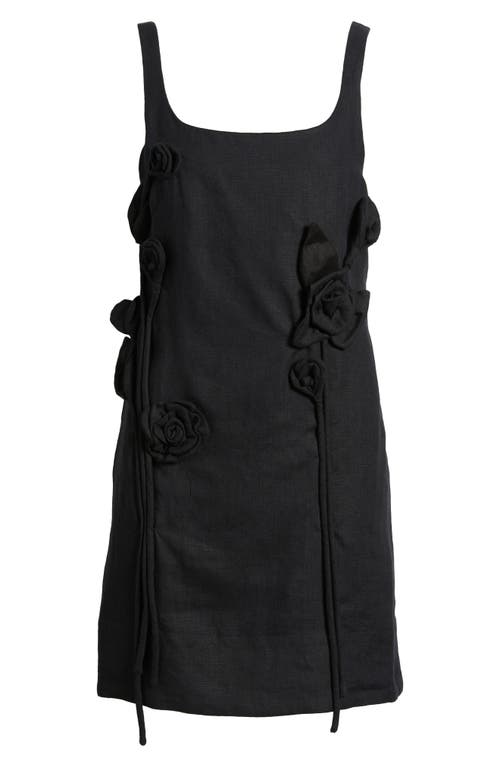 Farm Rio Rosette Linen Minidress
