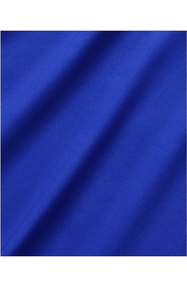 Lands' End Girls Long Sleeve Mock Neck UPF 50 Swim Rash Guard, Alternate, color, 