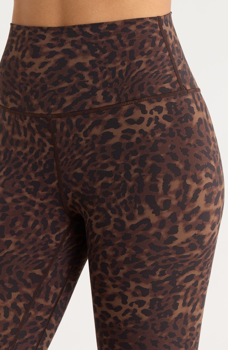MPG Print Sculpt Leggings, Alternate, color, Caribou Leopard