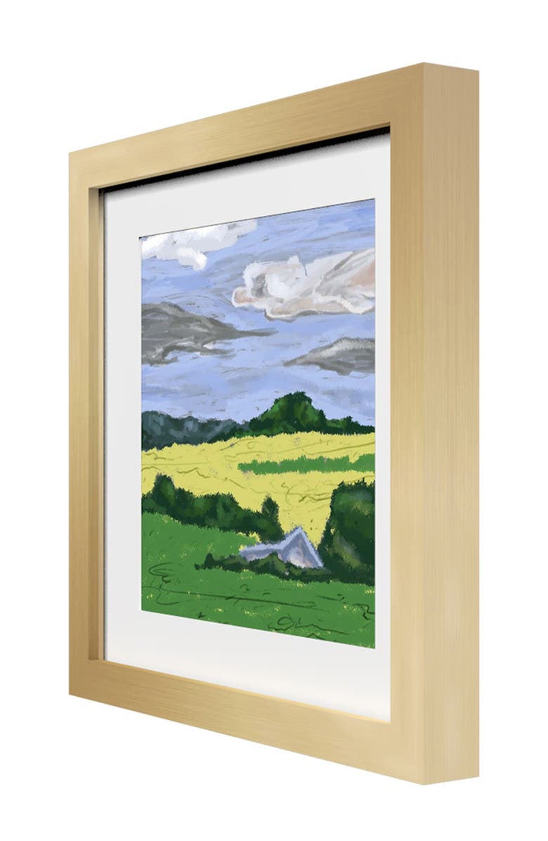 PTM IMAGES Sprawling Land Framed & Matted Giclee, Main, color,