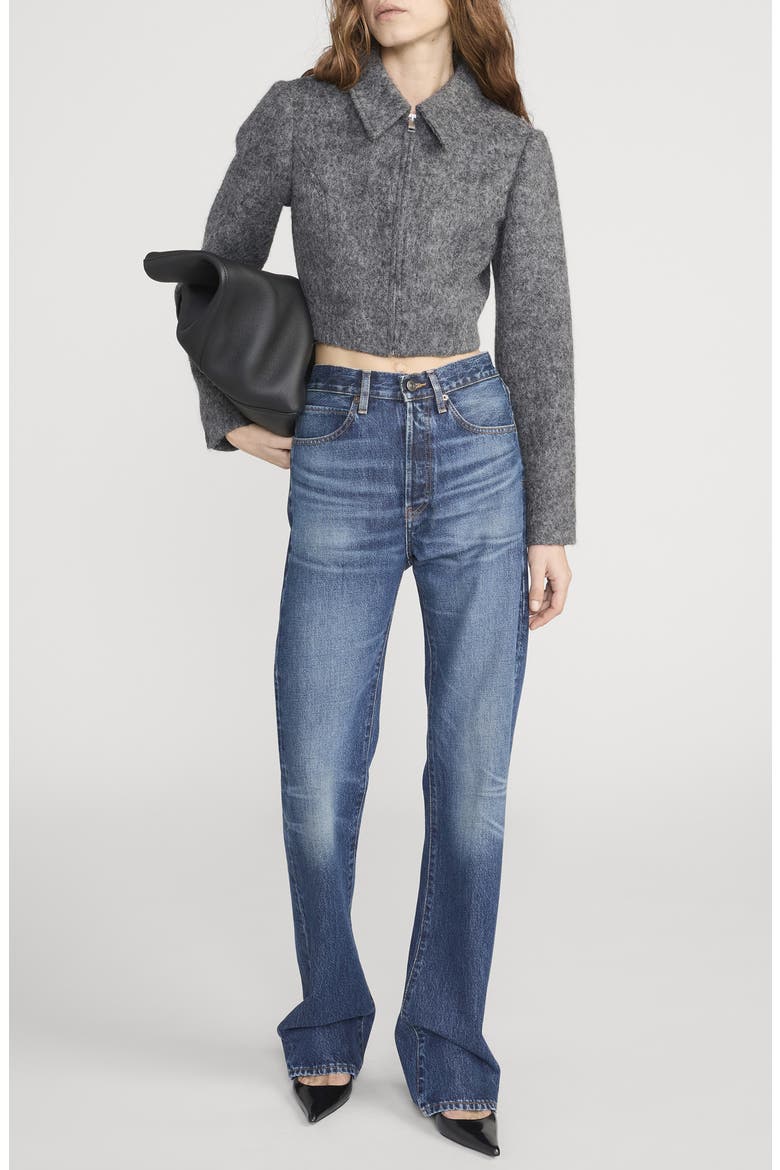 The Vertical High Waist Relaxed Straight Leg Jeans, Alternate, color, BRAZEN