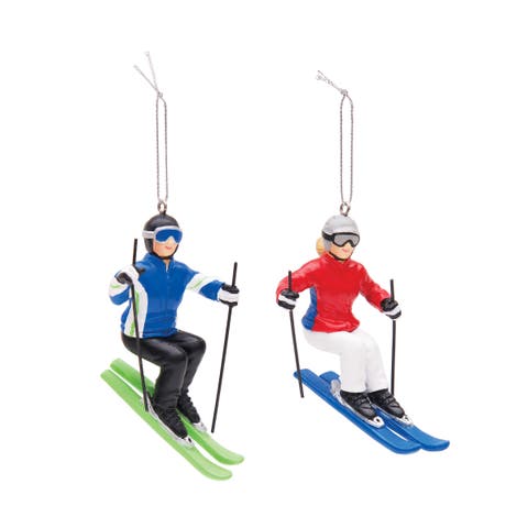 Basketball Player Ornaments Set of 2