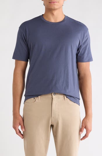 True Classic Classic Crewneck T-shirt In Shadow