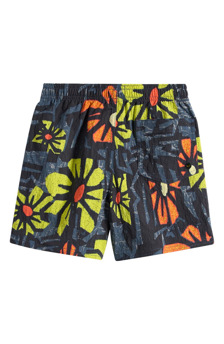 Rip Curl Kids' Mason Liquid Trips Swim Trunks, Alternate, color, Pine Night