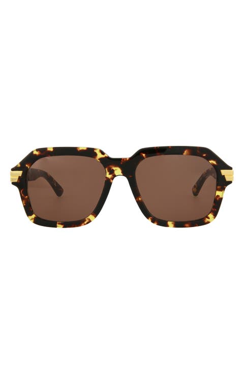 56mm Oversized Square Sunglasses
