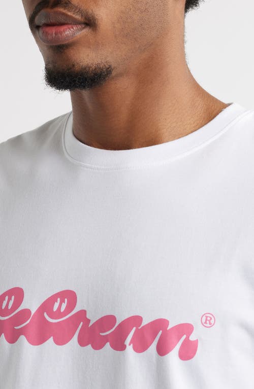 Icecream These Eyes Graphic T-shirt In White