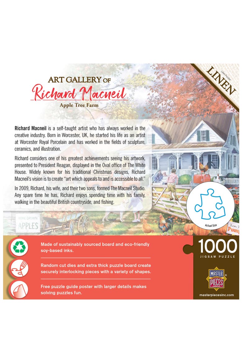 Apple Tree Farm 1000 Piece Jigsaw Puzzle, Alternate, color, Multicolor
