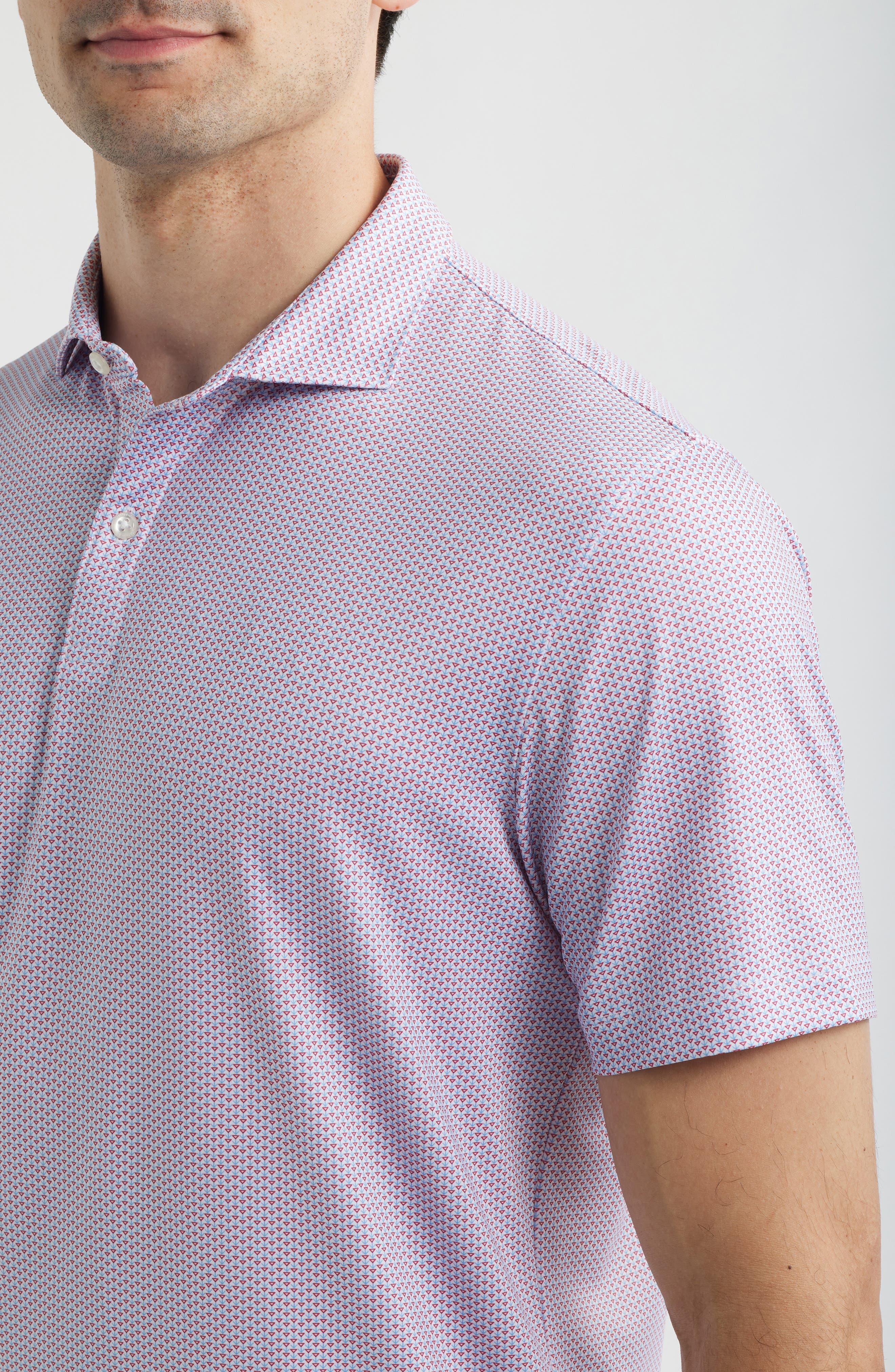 johnnie-O Darts Microprint Performance Jersey Polo (Men) | Nordstrom