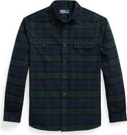 Polo Ralph Lauren Classic Fit Plaid Cotton Flannel Shirt