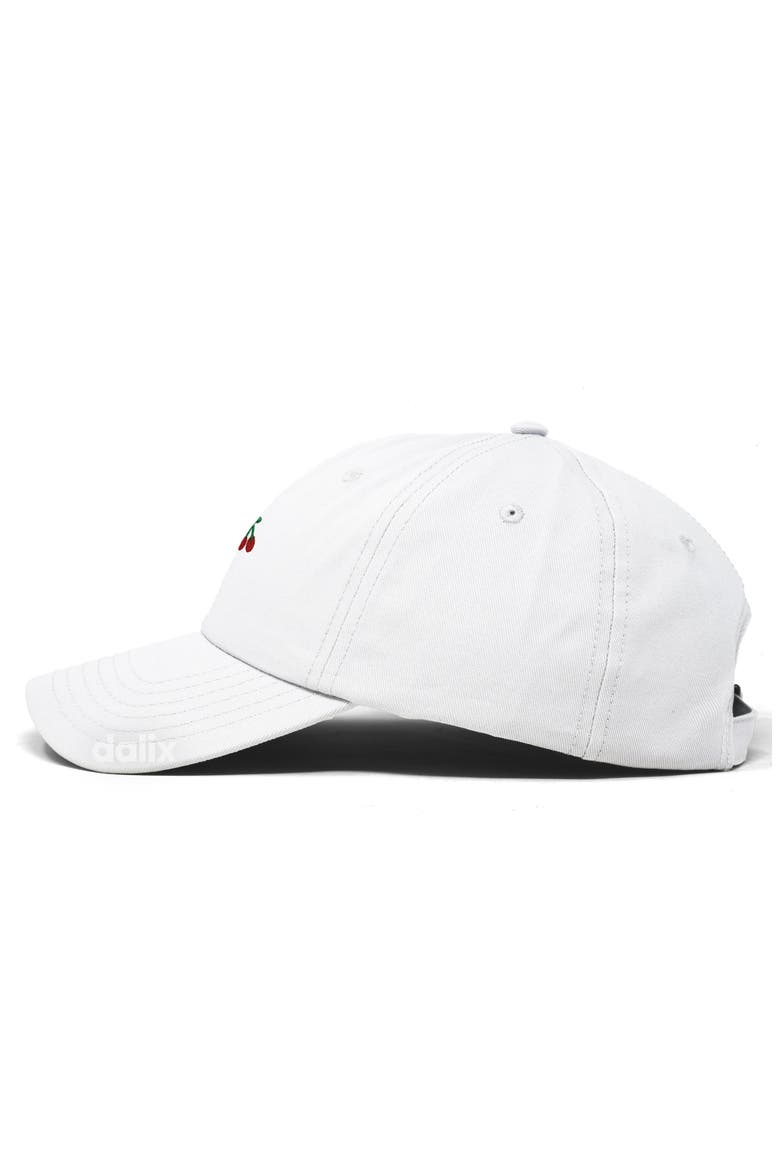 Lil Cherry Dad Cap, Alternate, color, White
