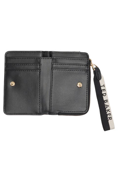 Indy Faux Leather Wristlet