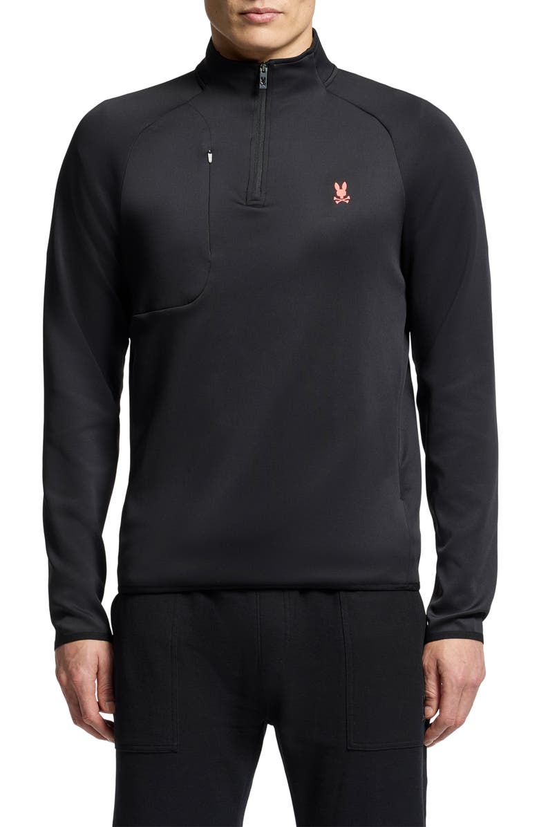 Psycho Bunny Dixie Golf Quarter Zip Pullover, Main, color,