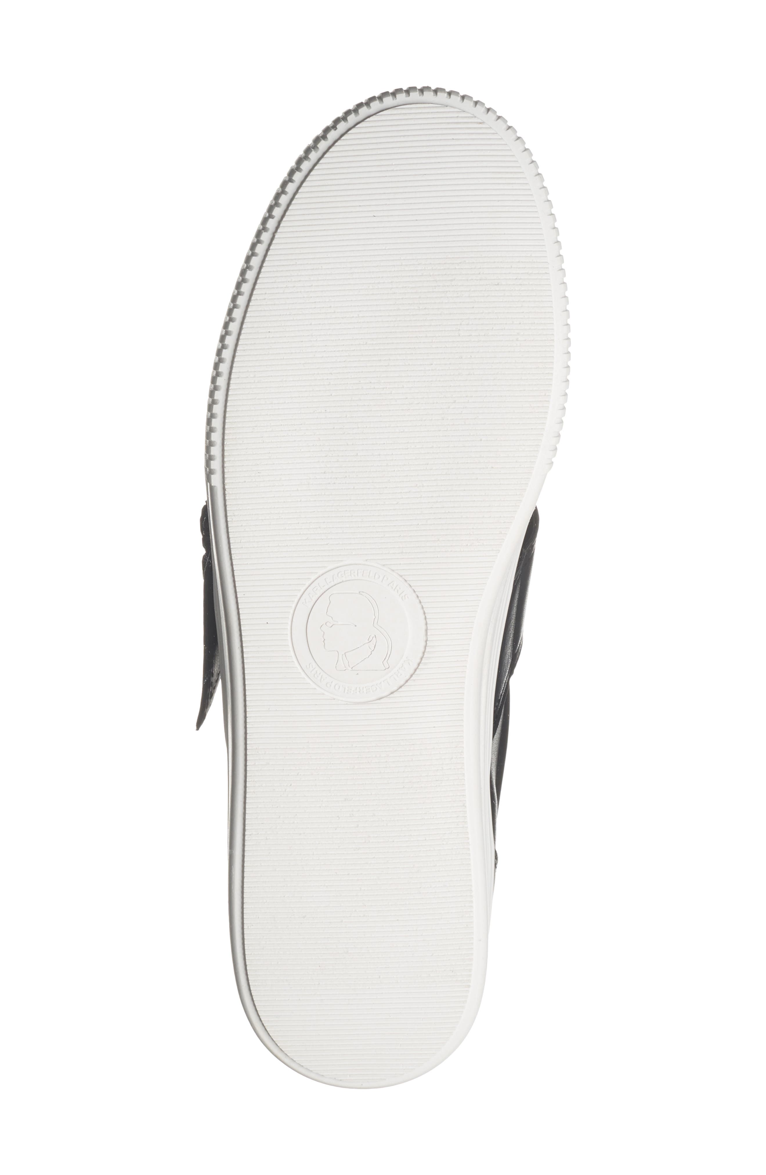 KARL LAGERFELD PARIS Vy Lace-Up Sneaker, Alternate, color, Black