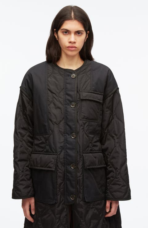 Quilted Nylon Liner Coat