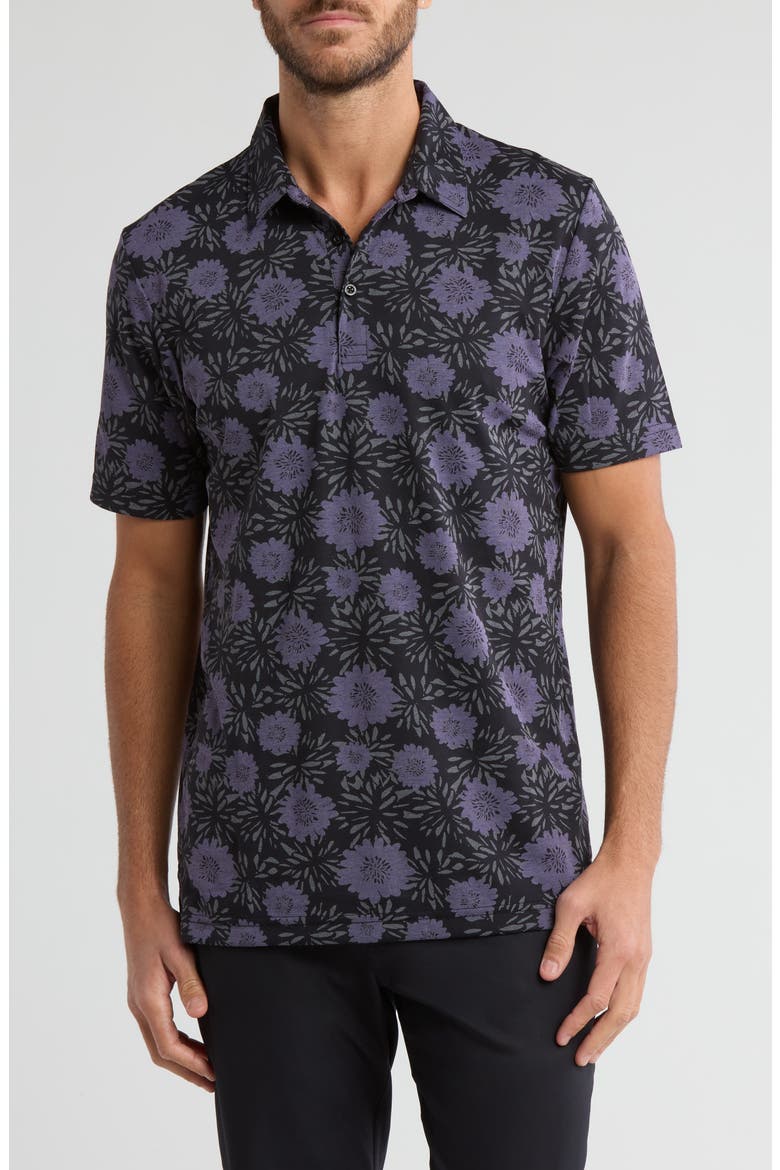 Not Happening Cotton Blend Polo, Main, color, BLACK