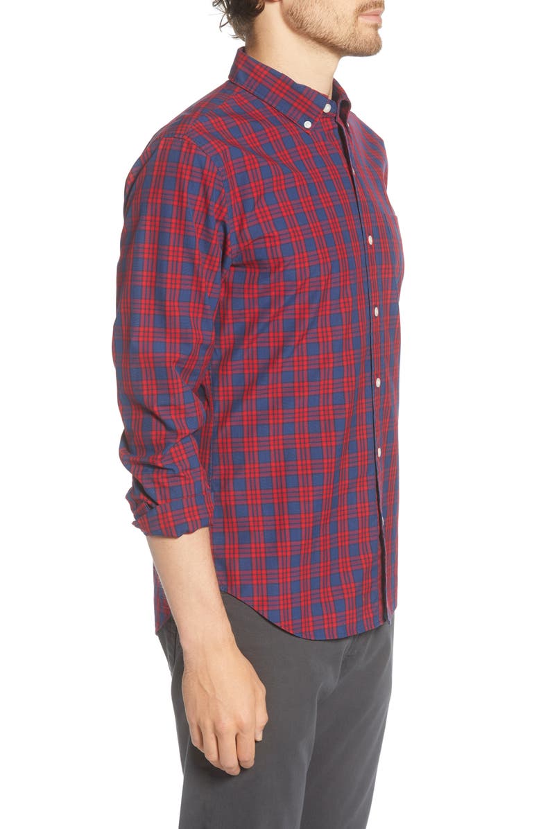Bonobos Slim Fit Plaid Button-Down Shirt, Alternate, color, 