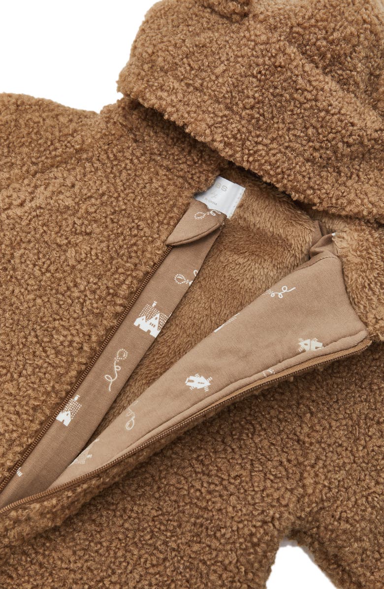 Reiss Kids' Bailey Ear Hooded One-Piece, Alternate, color, Neutral