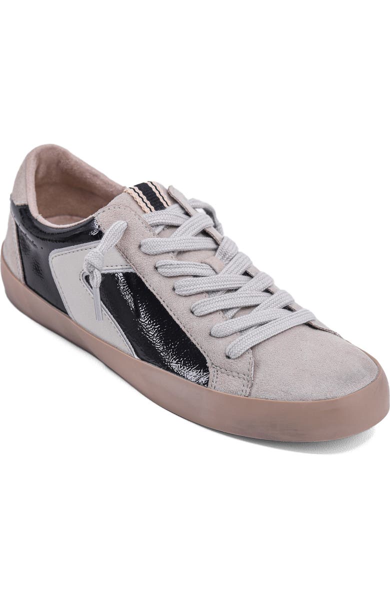 SHUSHOP Robbie Lace-Up Sneaker, Main, color, Black Patent