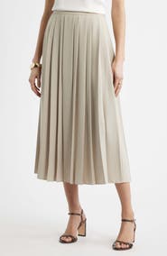 Nordstrom Pleated Midi Skirt
