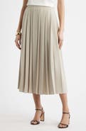 Nordstrom Pleated Midi Skirt