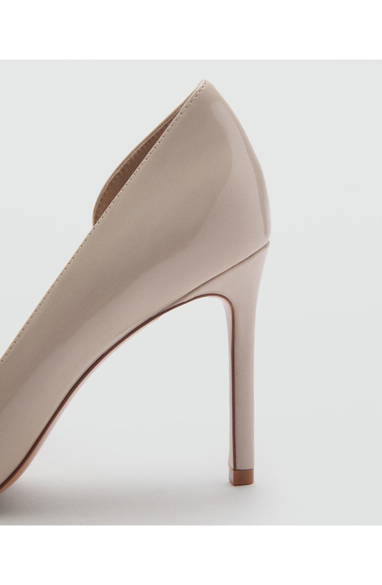 MANGO Half d
Orsay Pointed Toe Pump, Alternate, color, Grey