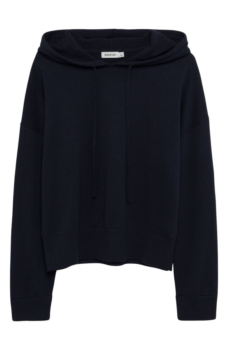 Simkhai Cotton & Cashmere Hoodie, Alternate, color, 