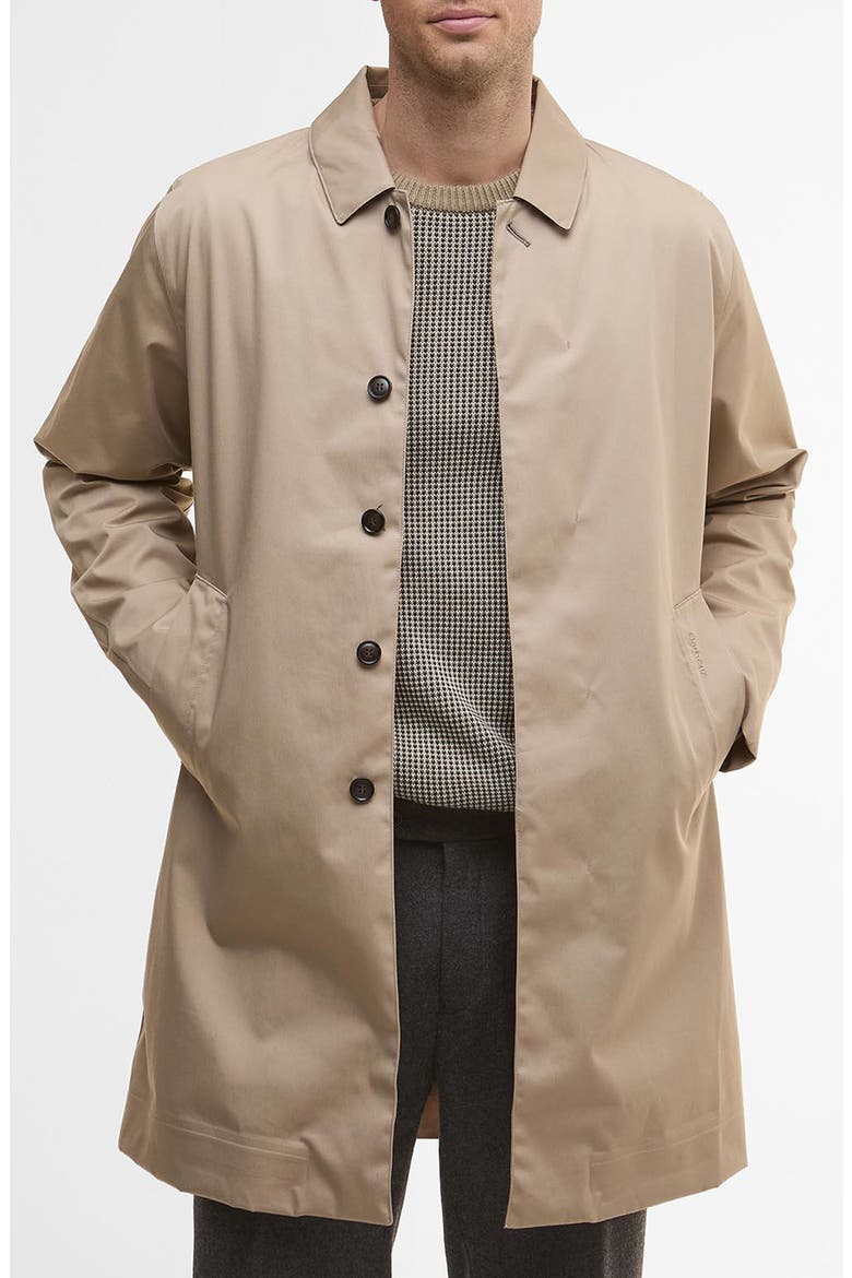 Lorden Waterproof Mac Jacket, Main, color, WASHED STONE