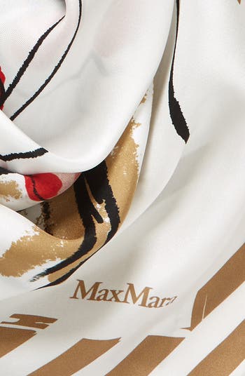 スカーフ MAX MARA SCARVES AND SILK Weekend Max Mara Silk Printed Scarf - Macy's