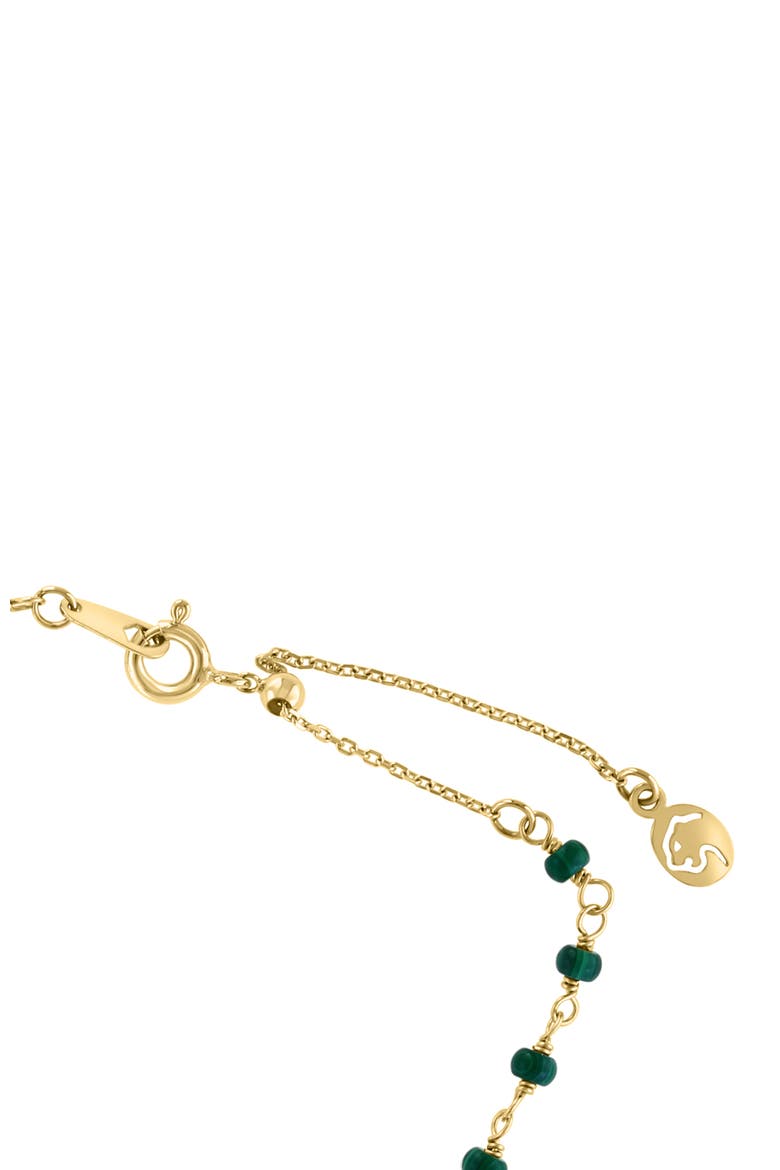 14K Yellow Gold ,Malachite Bracelet, Alternate, color, Hematite and FW Blush Pearl