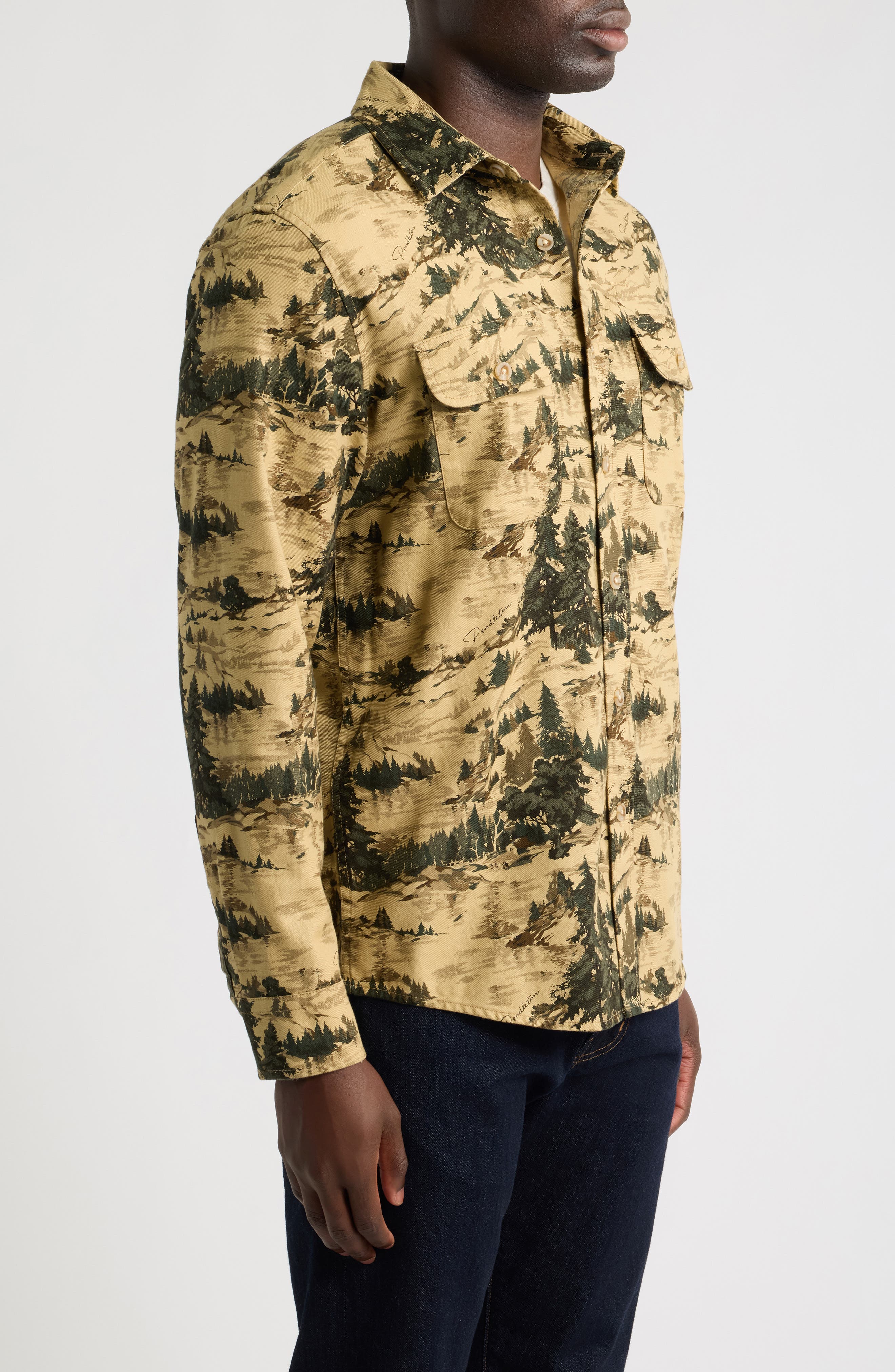 Pendleton Tanner Twill Long Sleeve Shirt (Men) | Nordstrom