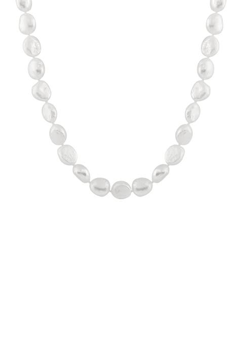 Baroque Grey 12-13mm Freshwater Pearl Necklace