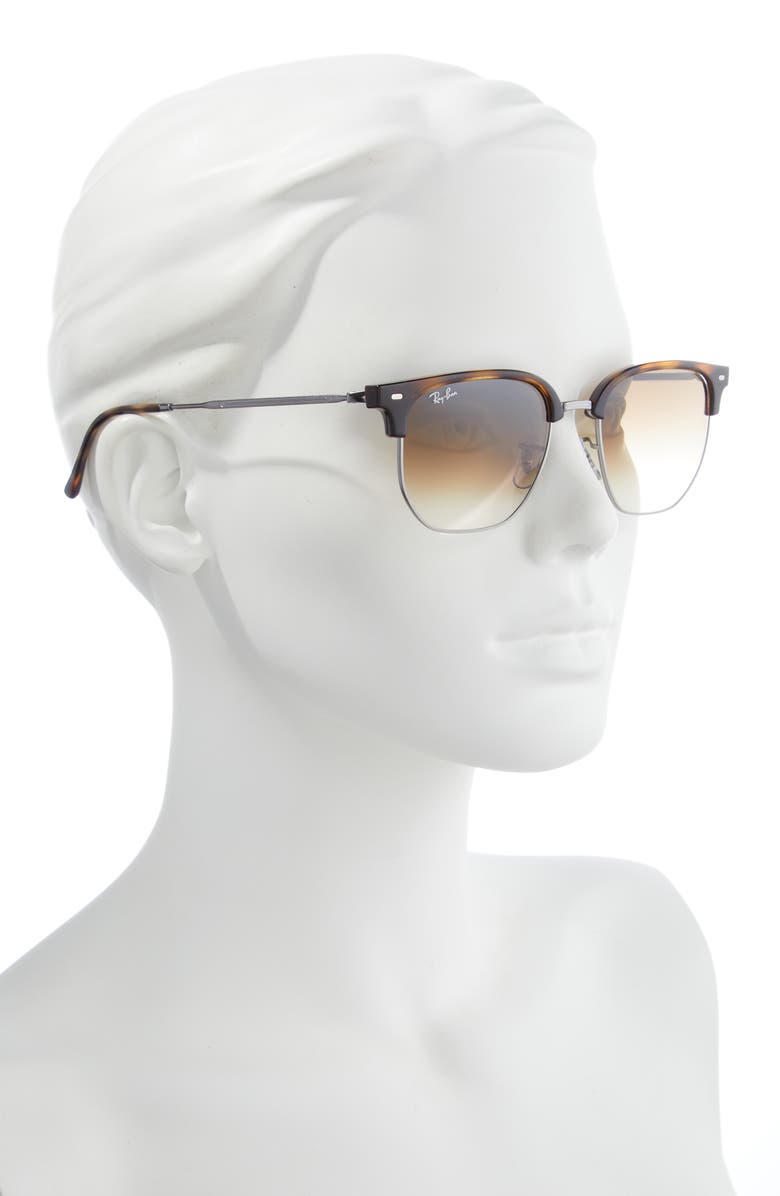 Ray-Ban Clubmaster 53mm Square Sunglasses, Alternate, color, Havana