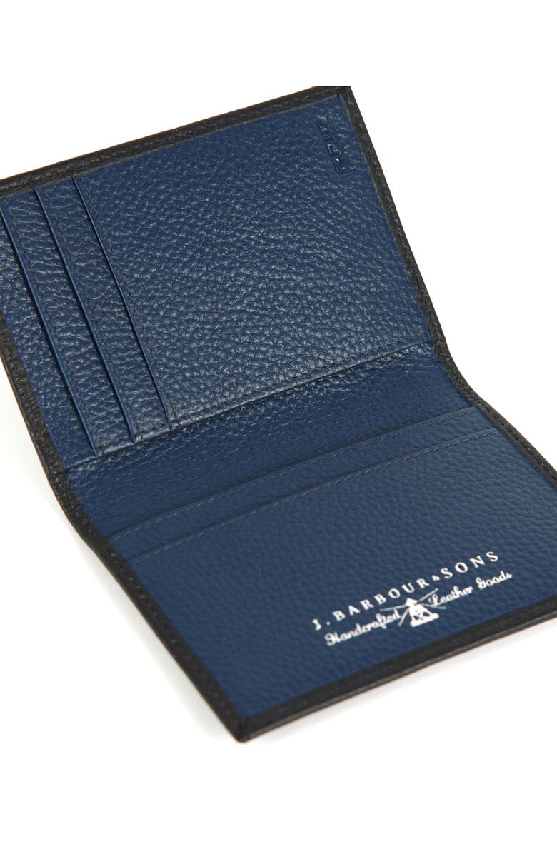 Barbour Contrast Leather Billfold, Alternate, color,