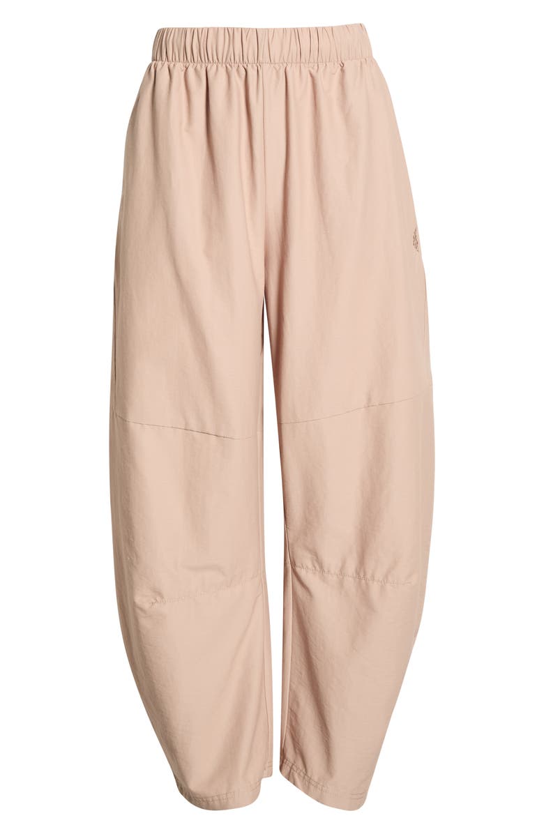 Free People FP Movement Game Day High Rise Barrel Leg Pants, Alternate, color, Sandy