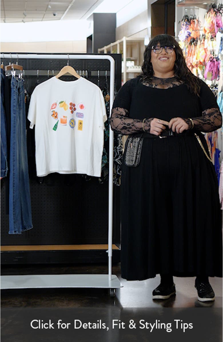 Alda Cotton Graphic T-Shirt, sales video thumbnail