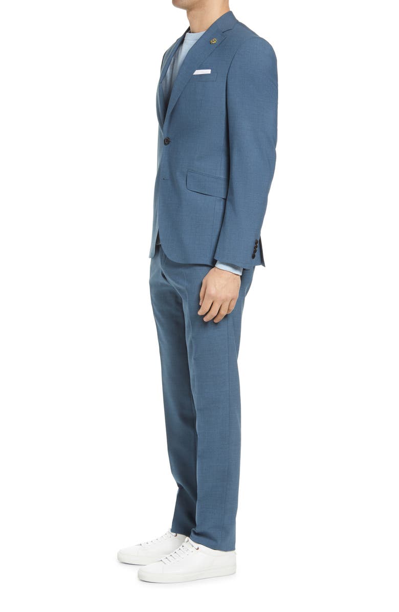 Ted Baker London Ron Extra Slim Fit Wool Suit, Alternate, color, 