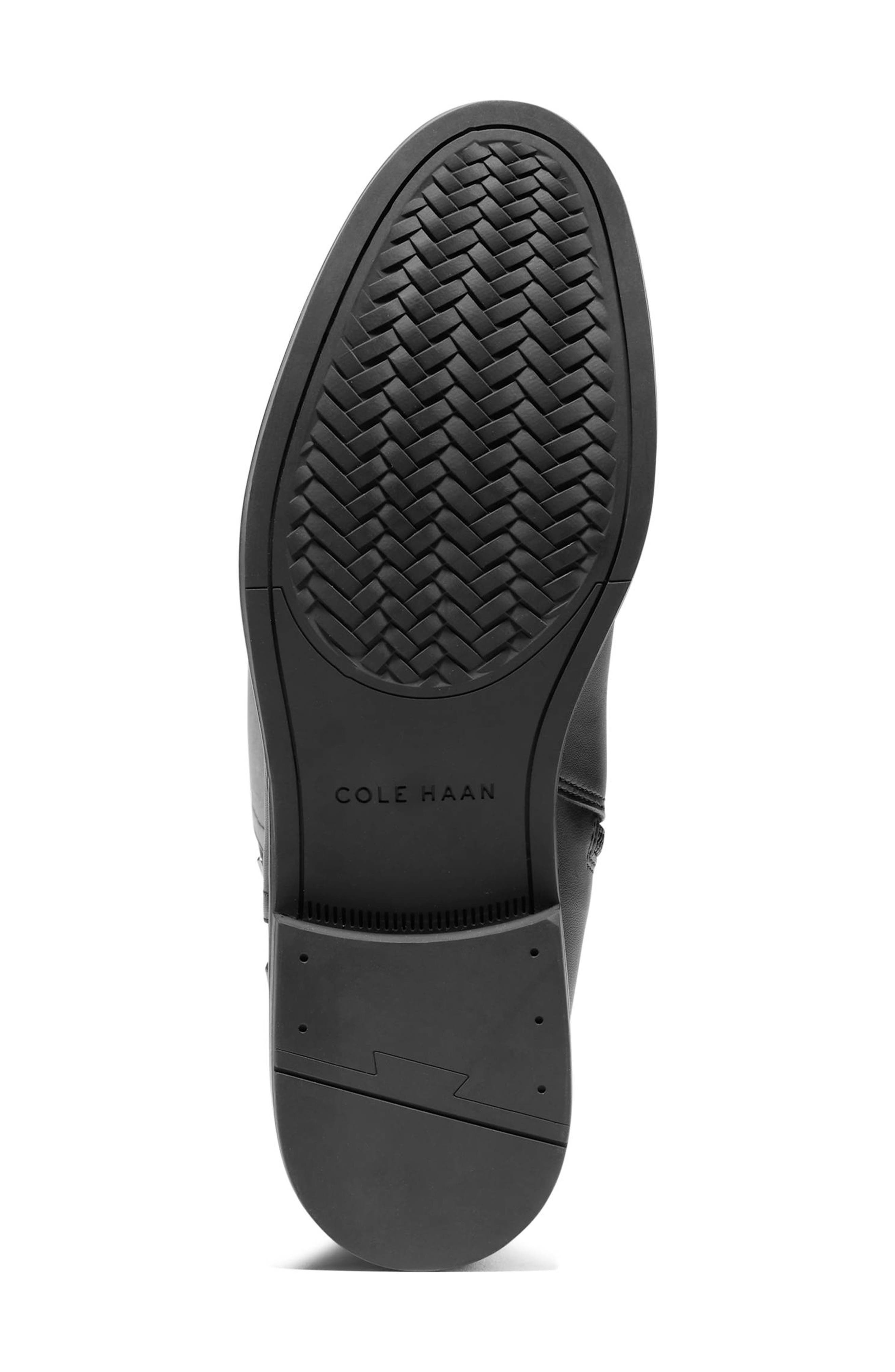 Cole Haan Celestina Riding Boot, Alternate, color, Black Leather