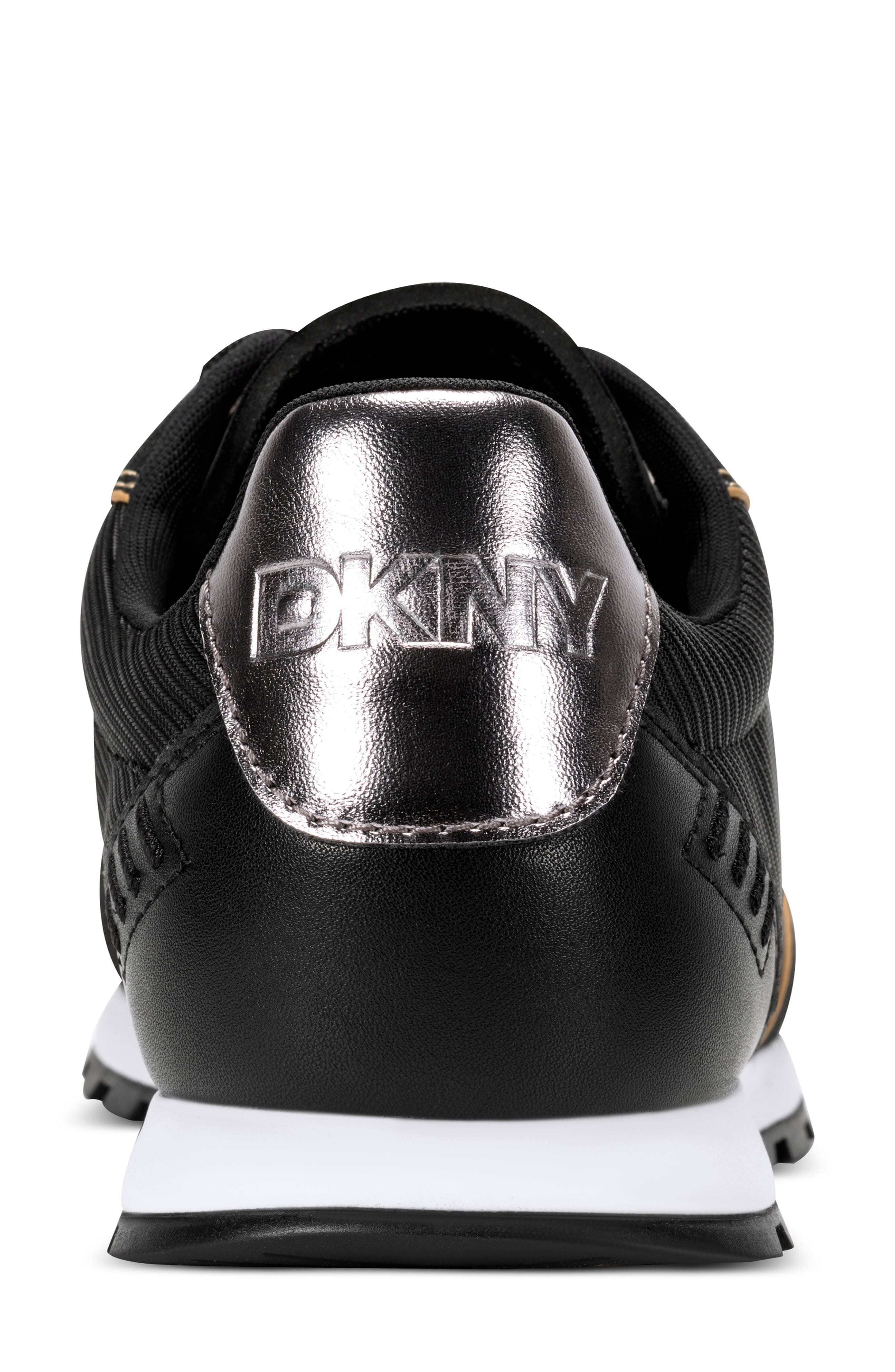 DKNY Falina Low Top Sneaker, Alternate, color, Black