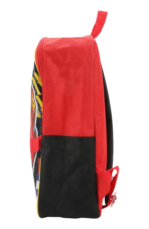 Bioworld Kids' Cars Backpack With Lunch Bag In Red