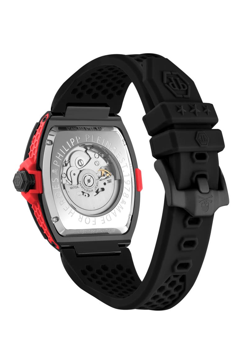 The Skeleton 2.0 Watch, 44mm, Alternate, color, IP BLACK