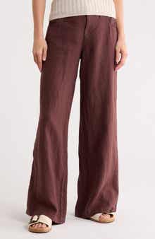 Sanctuary Arden Relaxed Fit Linen Pants