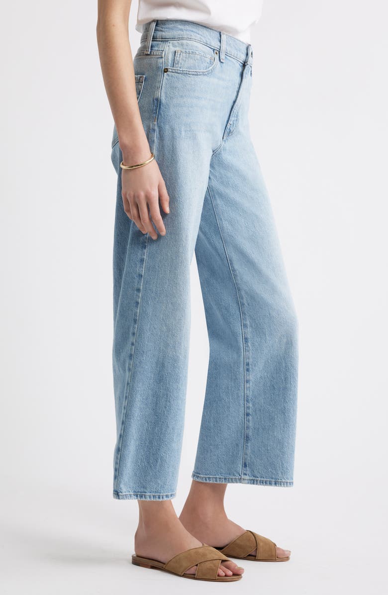 Nordstrom High Waist Wide Leg Crop Jeans, Alternate, color,